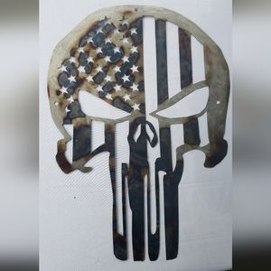 Punisher metal wall art